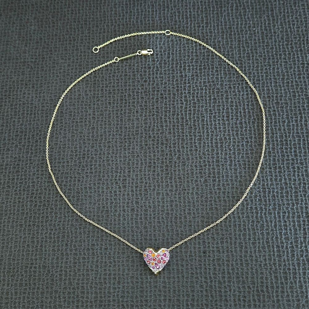 Alexis Bittar "Solanales" Crystal💎 Heart🩷 Pendant Necklace - NWT - Picture 12 of 16